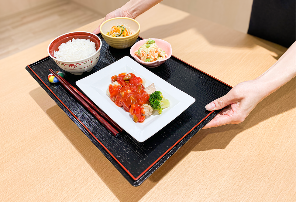 凪の音ホスピタルでの食の画像です。