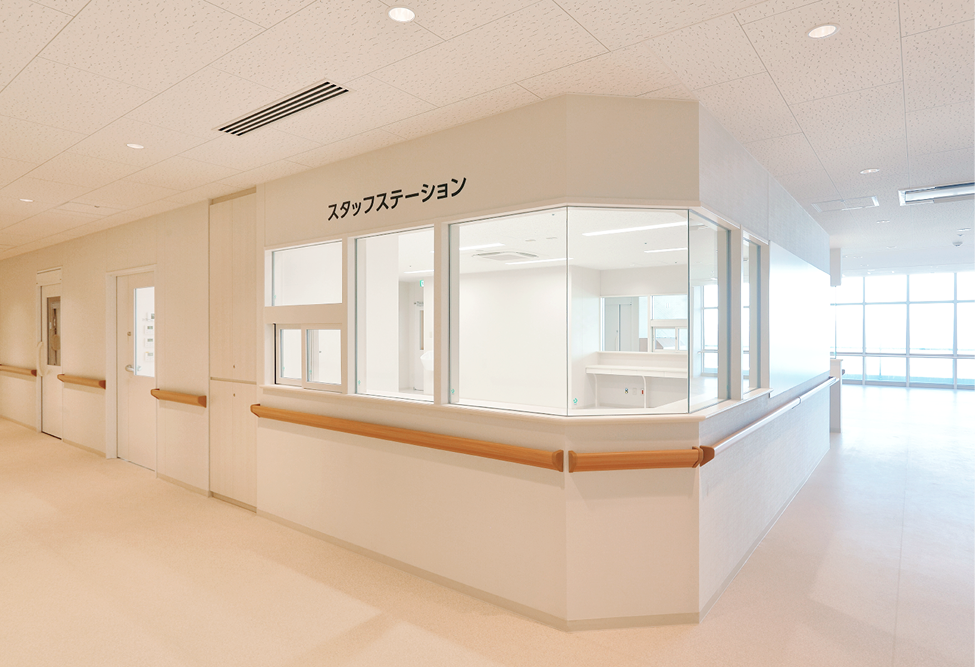 凪の音ホスピタルのスタッフステーションの画像です。
