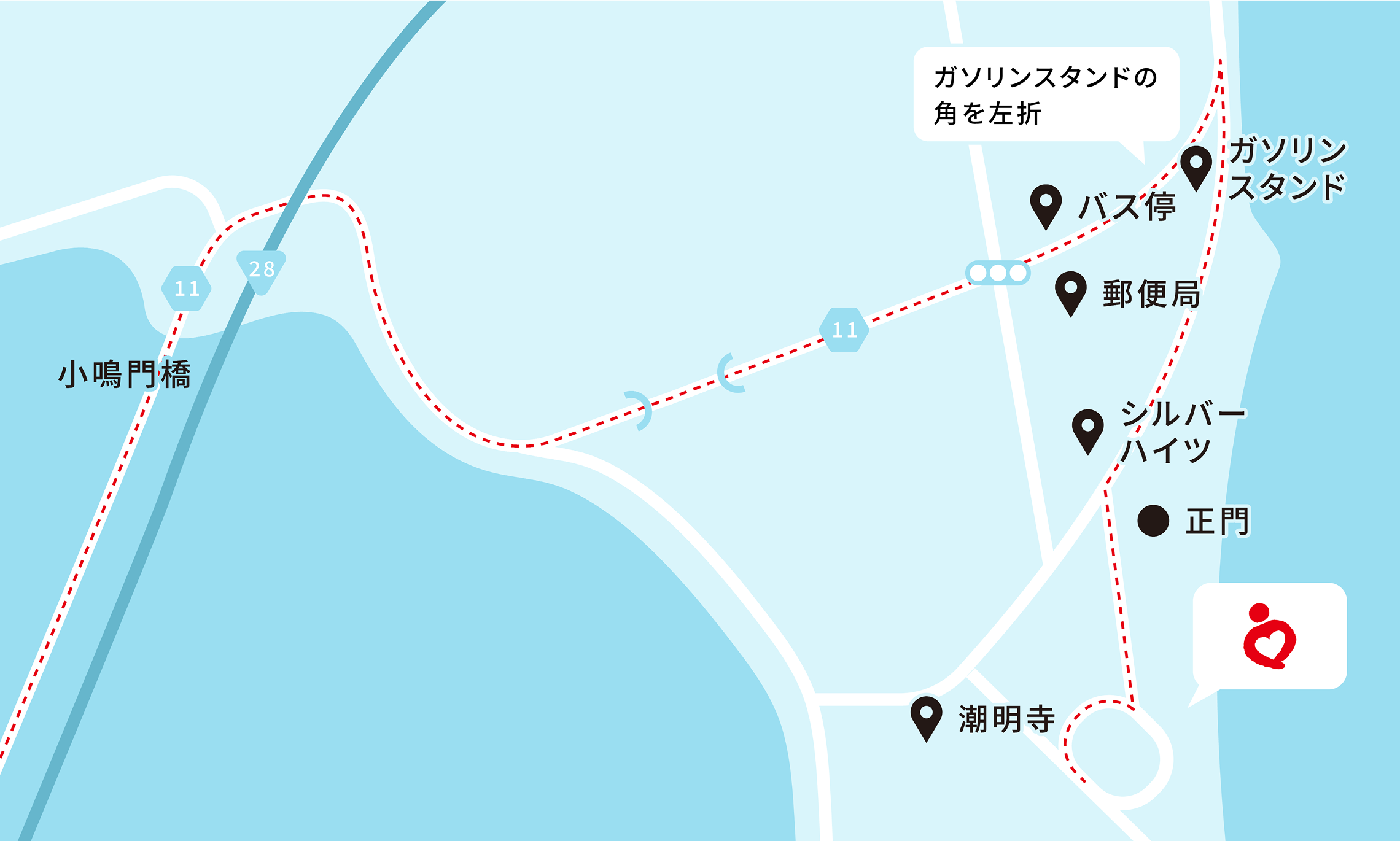 凪の音ホスピタルの近隣マップ